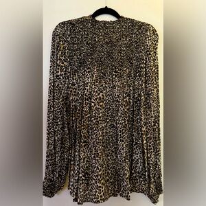 Leopard print blouse